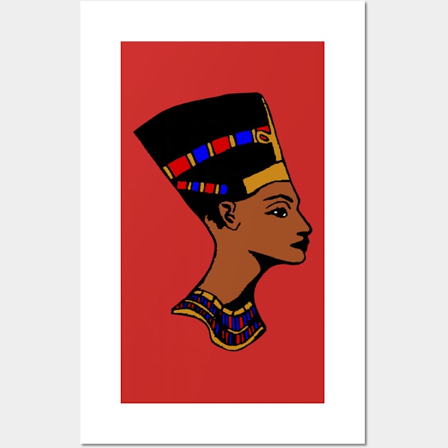 Nefertiti Wall Art by OffWrldd